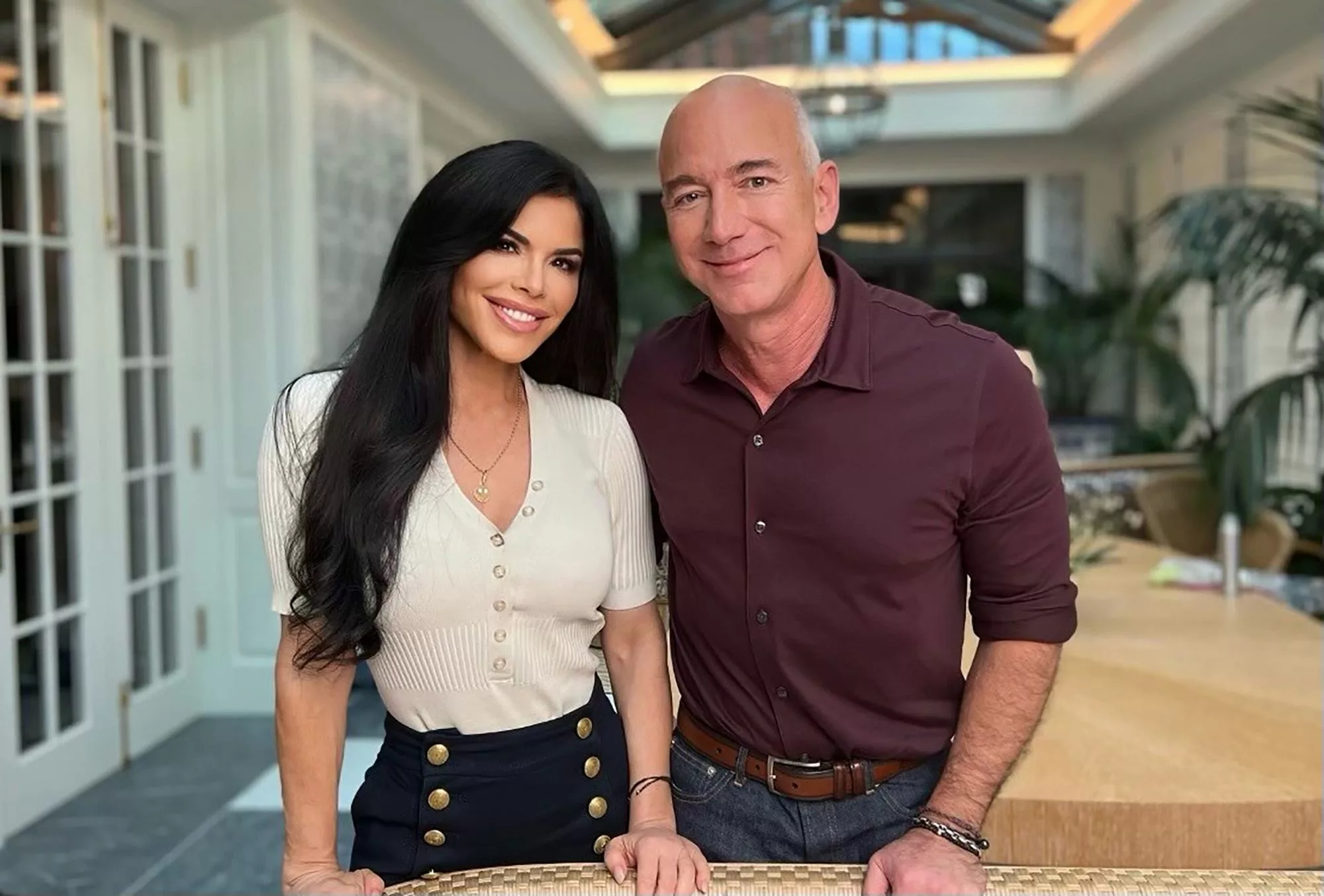 Jeff Bezos et Lauren Sánchez