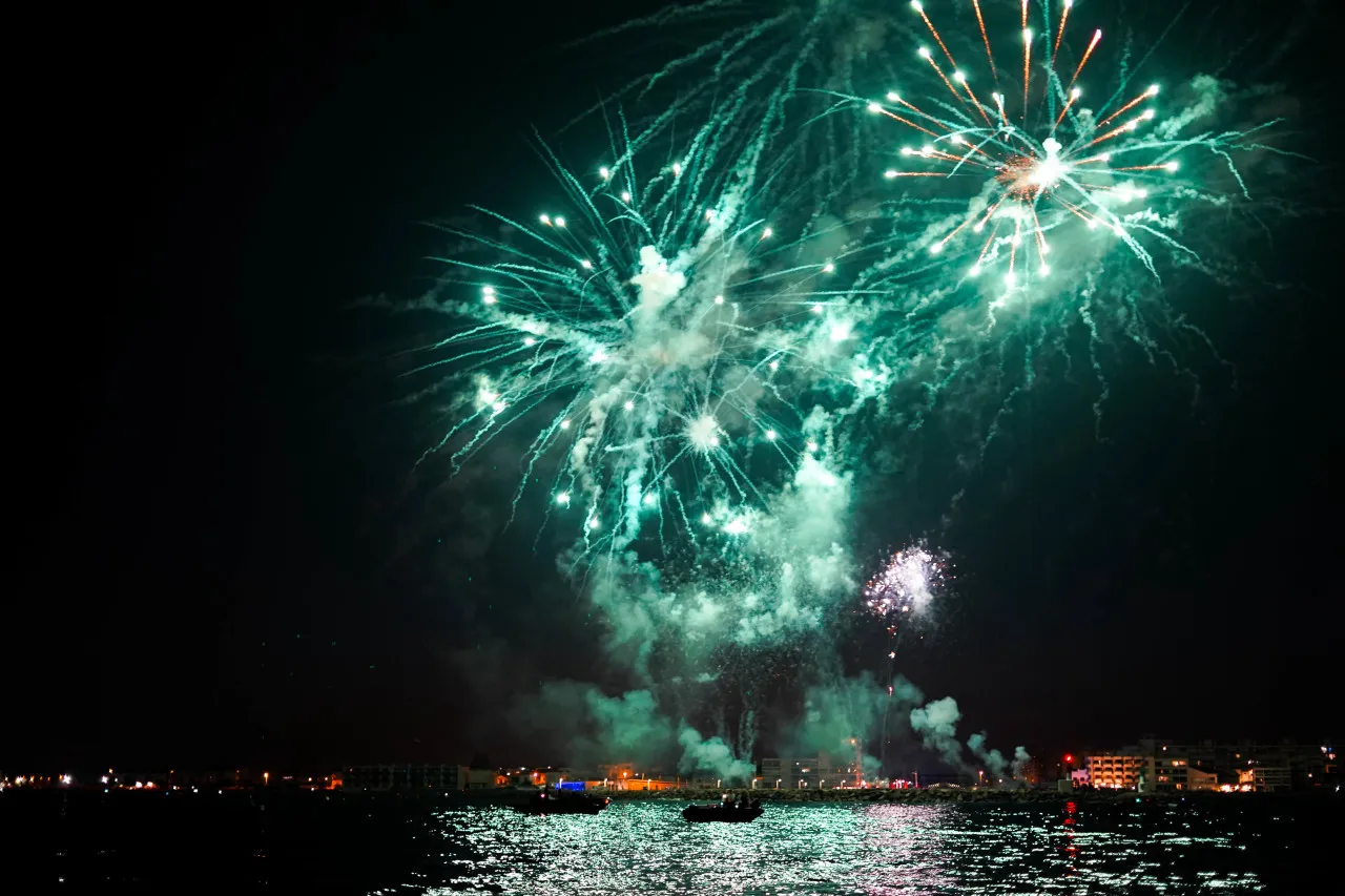 feu d'artifice du 15-Août