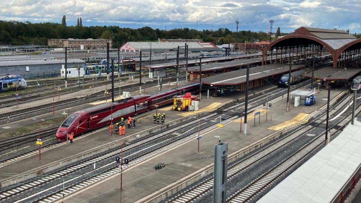 Strasbourg : trafic interrompu après un dégagement de fumée sur une locomotive