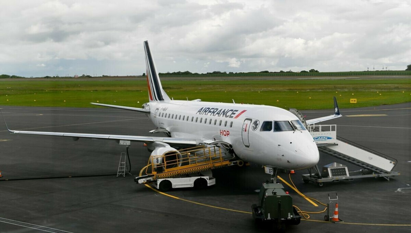 un avion rate son atterrissage à cause de la Tempête Darragh