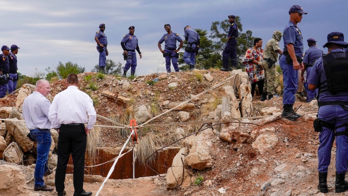 Mine de Stilfontein en Afrique du Sud