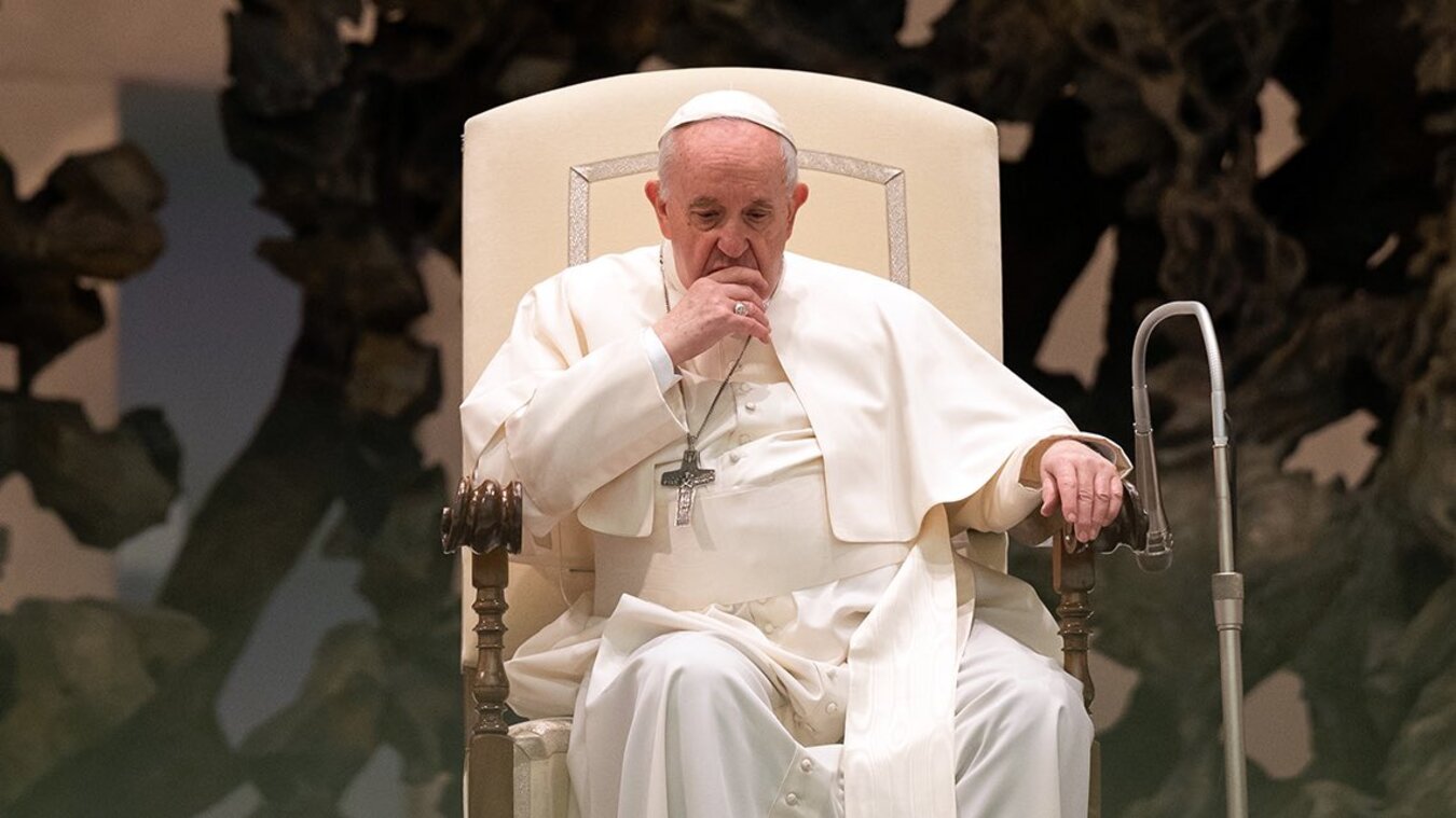 le pape François victime d'une chute au vatican