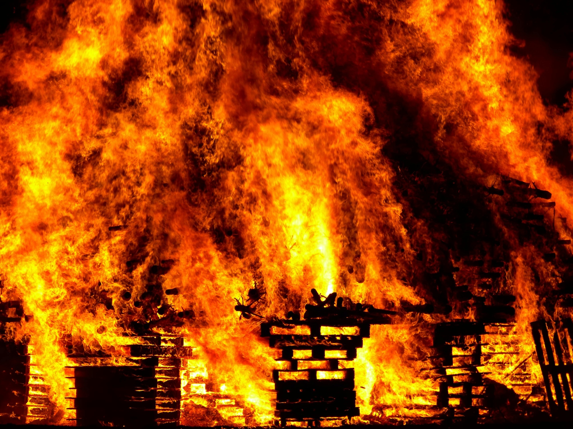 incendie dans un restaurant